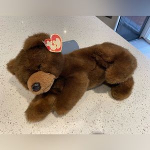 NWT - Vintage 90s - Ty Brownie bear